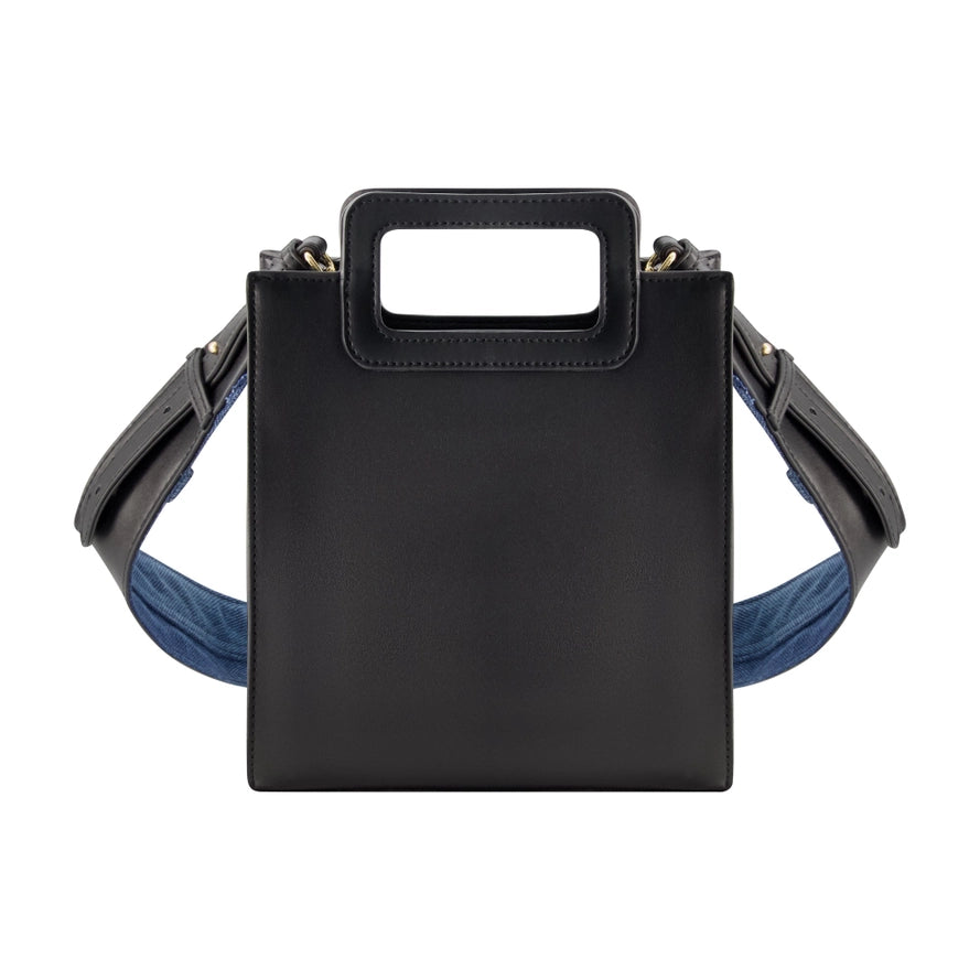 True Religion Horseshoe Motif North / South Tote, Black
